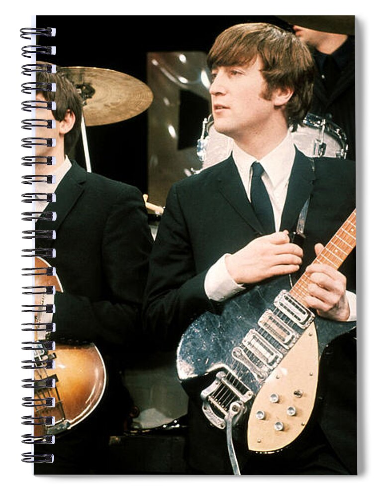 The Beatles Spiral Notebook featuring the photograph The Beatles by Jackie Russo