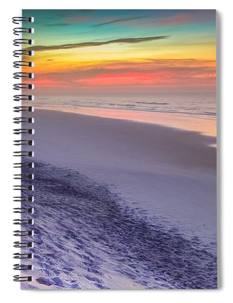 Topsail Island Spiral Notebook featuring the photograph THE BEAUTY of TOPSAIL ISLAND by Karen Wiles