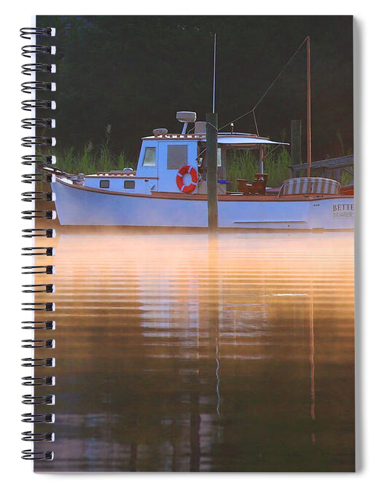 Bette S Spiral Notebook featuring the photograph The Bette S by Marty Fancy