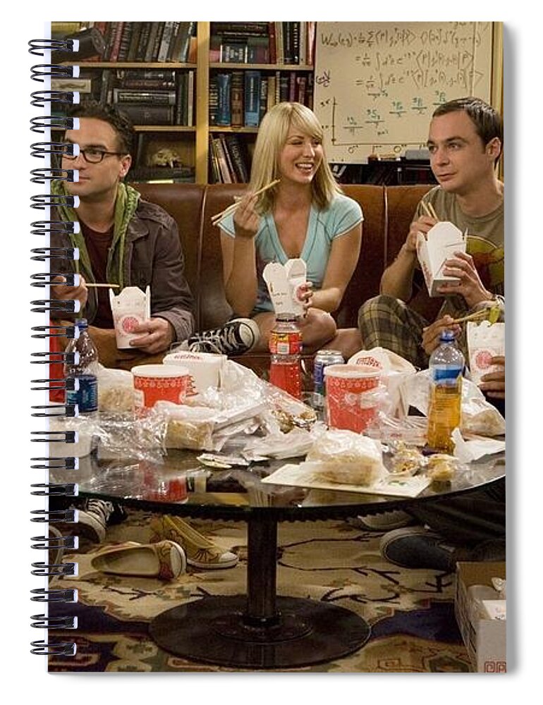 The Big Bang Theory Spiral Notebook featuring the photograph The Big Bang Theory by Jackie Russo