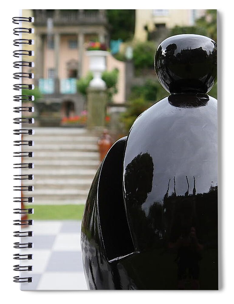 Richard Reeve Spiral Notebook featuring the photograph The Bishop by Richard Reeve
