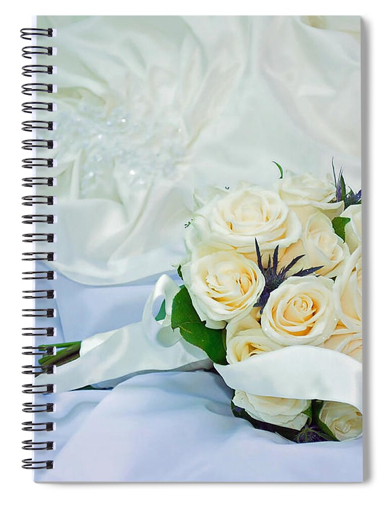 Wedding Spiral Notebook featuring the photograph The Bouquet by Keith Armstrong
