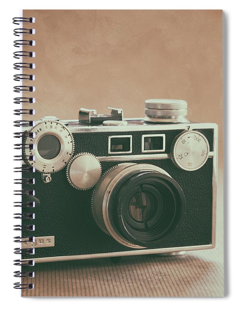 Vintage Spiral Notebook featuring the photograph The Brick by Ana V Ramirez
