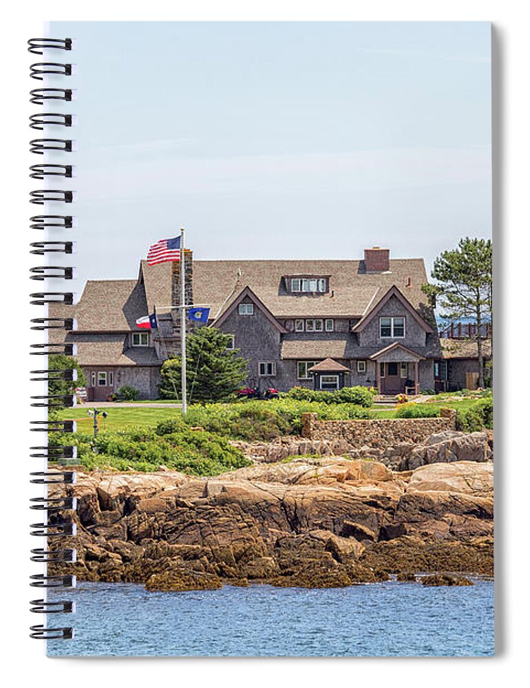 The Bush Family Compound On Walkers Point Spiral Notebook featuring the photograph The Bush Family Compound on Walkers Point by Brian MacLean