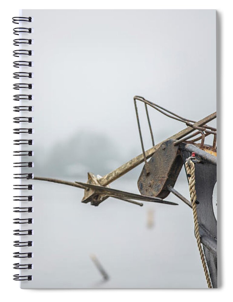 Alabama Spiral Notebook featuring the photograph The Chief Shrimp Boat by John McGraw