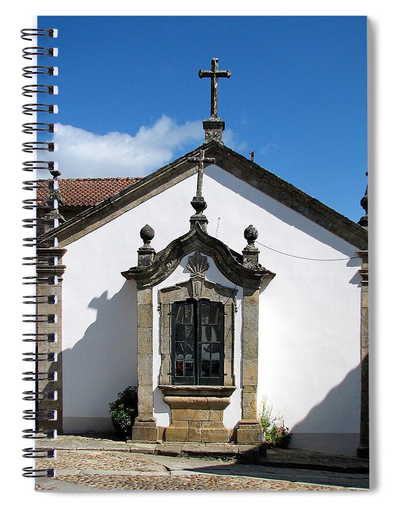 Church Of Santa Maria Spiral Notebook featuring the photograph The Church of Santa Maria in Vigo Spain by Carla Parris