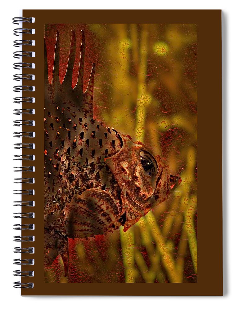 Fish Spiral Notebook featuring the photograph Copper Rockfish by Thom Zehrfeld