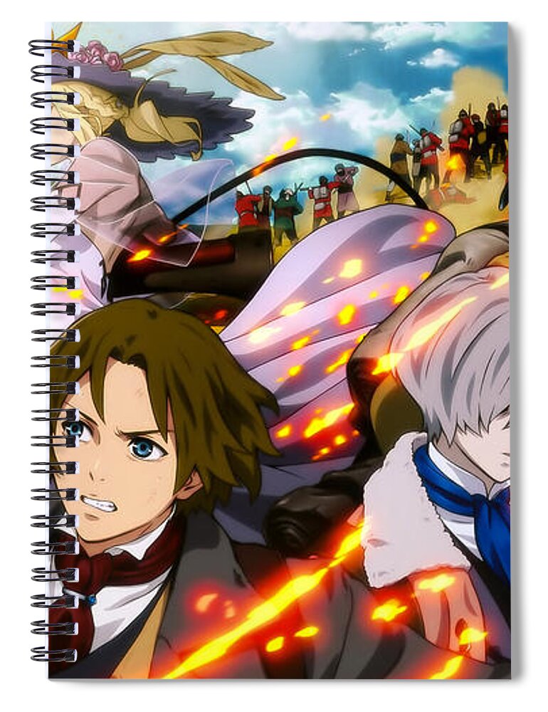 The Empire Of Corpses Spiral Notebook featuring the digital art The Empire of Corpses by Maye Loeser