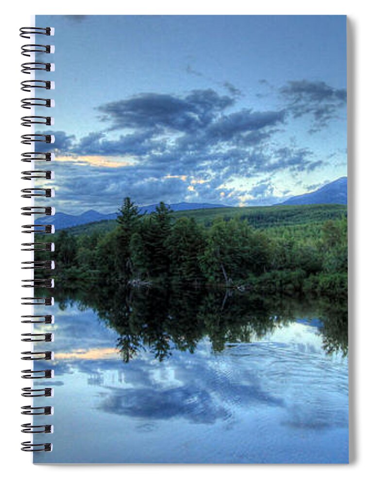Mt Katahdin Spiral Notebook featuring the photograph The End is Near by Lori Deiter