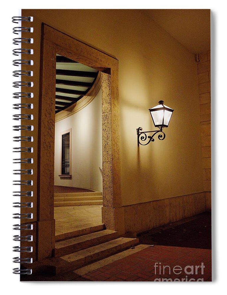 Photographs Spiral Notebook featuring the photograph The Entrance by Felix Lai