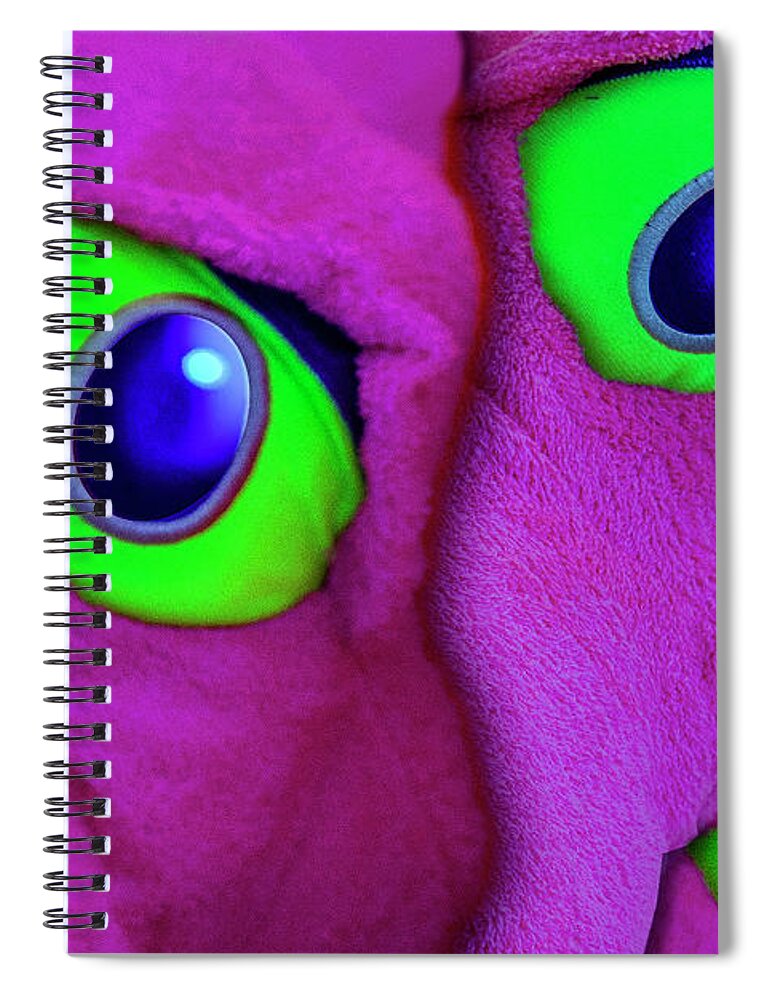 The Eyes Have It Spiral Notebook featuring the photograph The Eyes Have It by Paul Wear