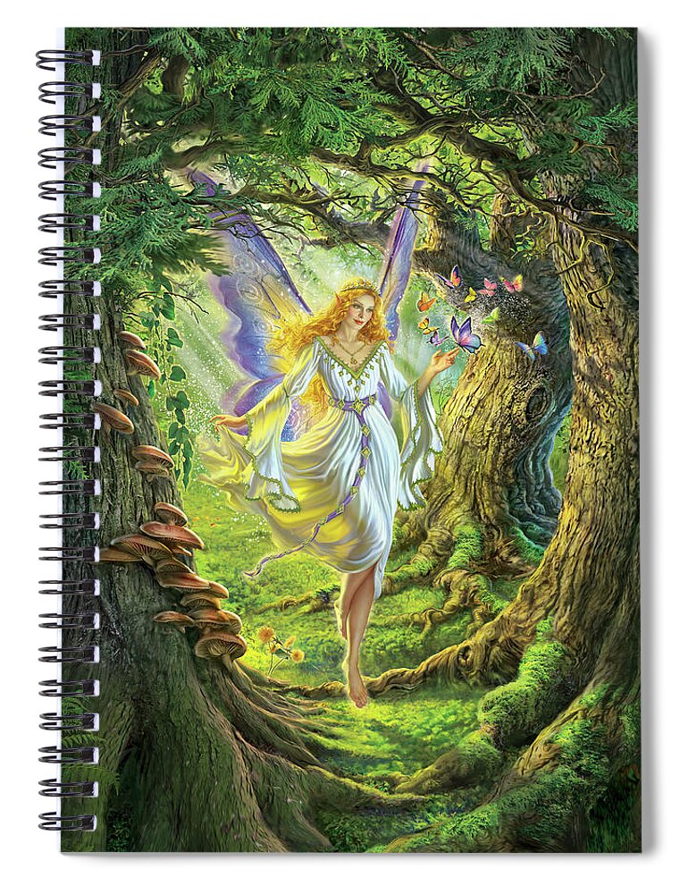 Fairy Forest Spiral Notebooks - Pixels