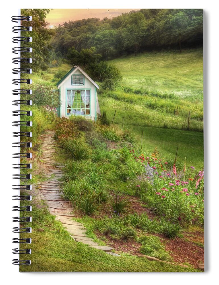 Flower Spiral Notebook featuring the photograph The Flower Shop 2 by Lori Deiter