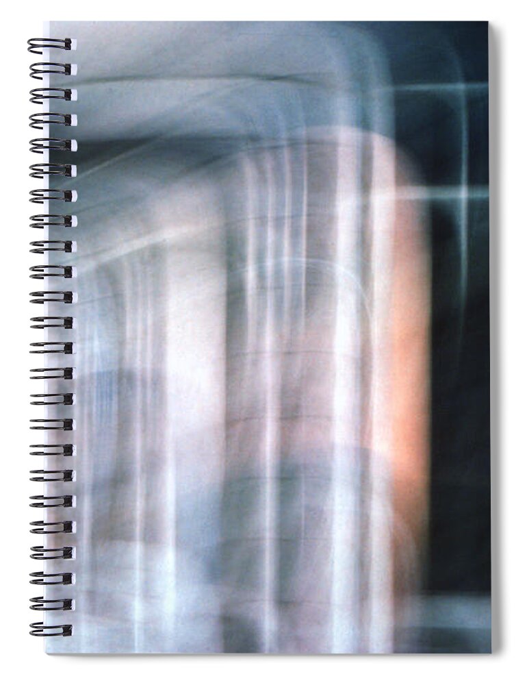 Abstract Spiral Notebook featuring the photograph The Force of an Idea by Steven Huszar