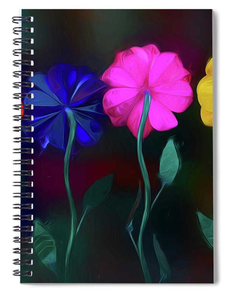 Photography Spiral Notebook featuring the photograph The Garden by Paul Wear