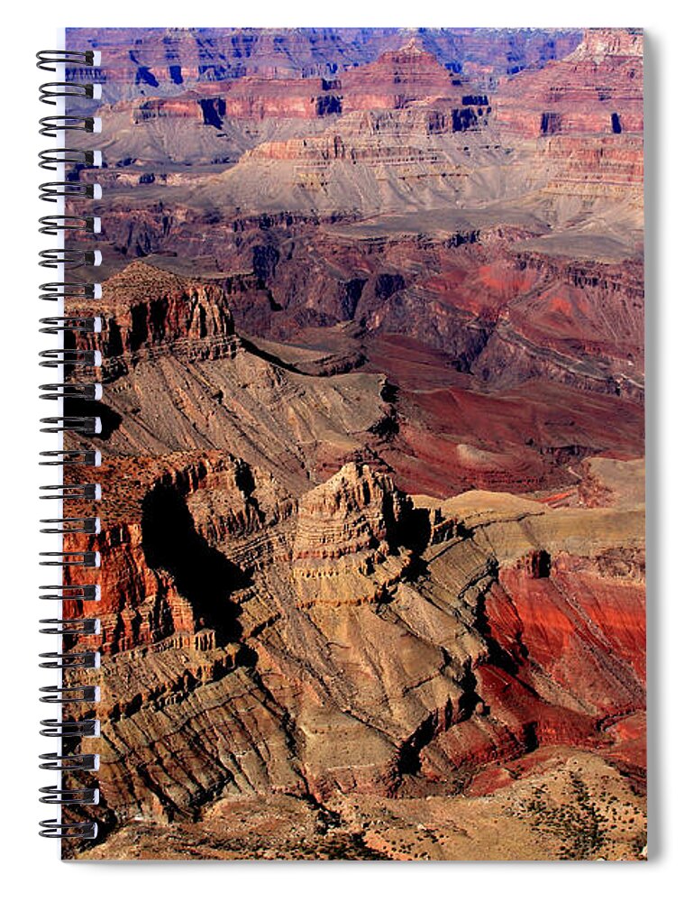 Canyon Spiral Notebook featuring the photograph The Grand Canyon by Aidan Moran