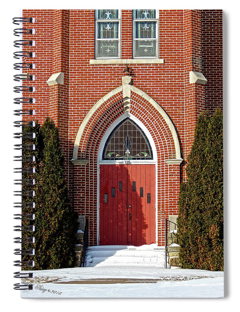 Church Spiral Notebook featuring the photograph The Great Egress by Wild Thing