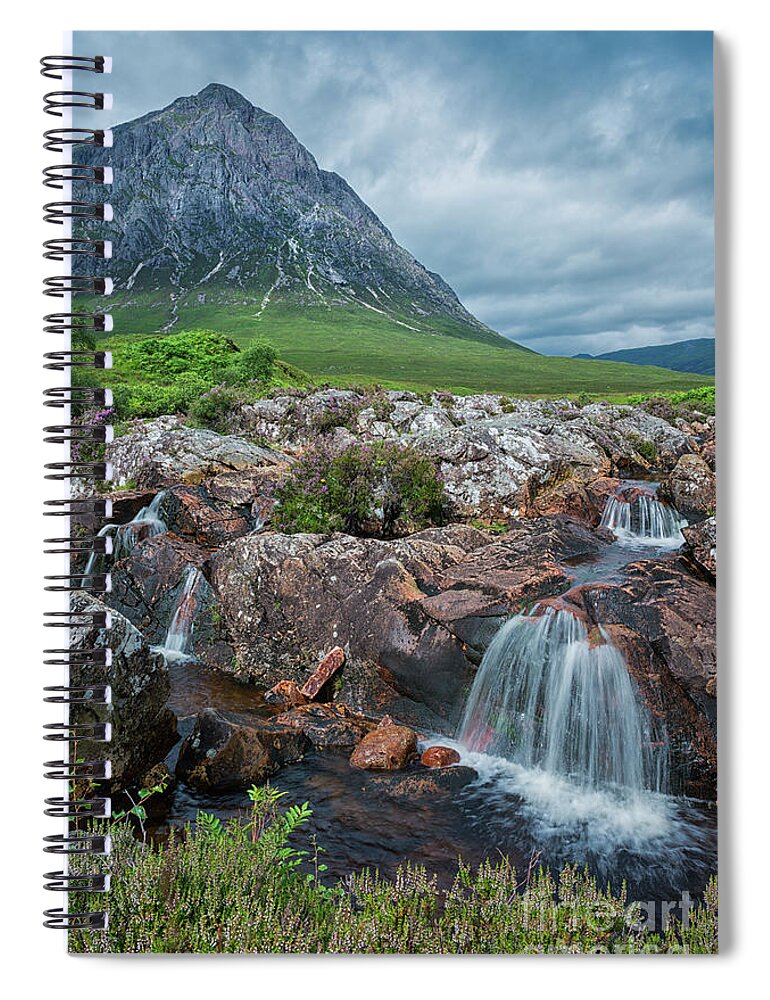 Landscape Spiral Notebook featuring the photograph The Great Herdsman of Glencoe by David Lichtneker