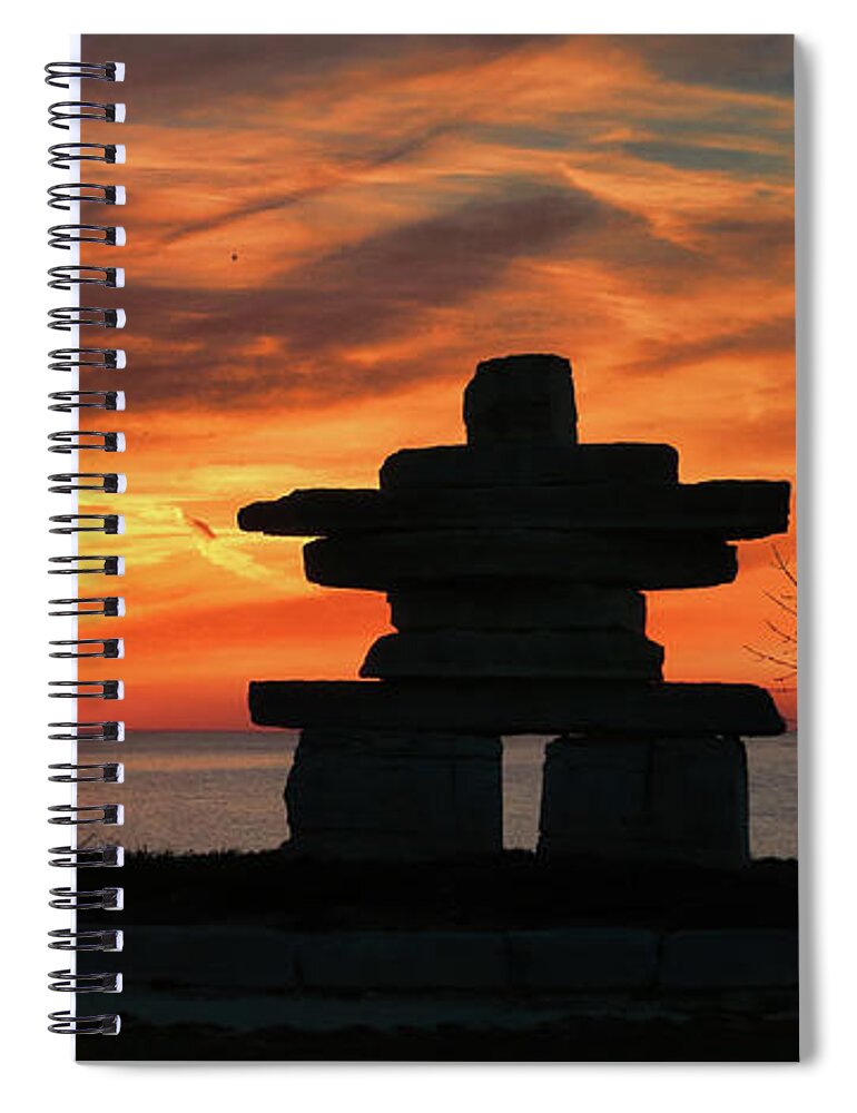Solitude Spiral Notebook featuring the photograph The Guardian by Tatiana Travelways