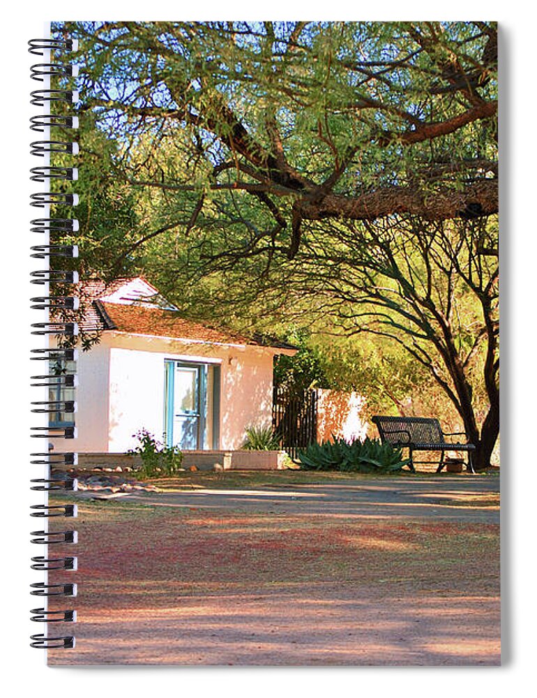Fine Art Spiral Notebook featuring the photograph The Guest House by Donna Greene