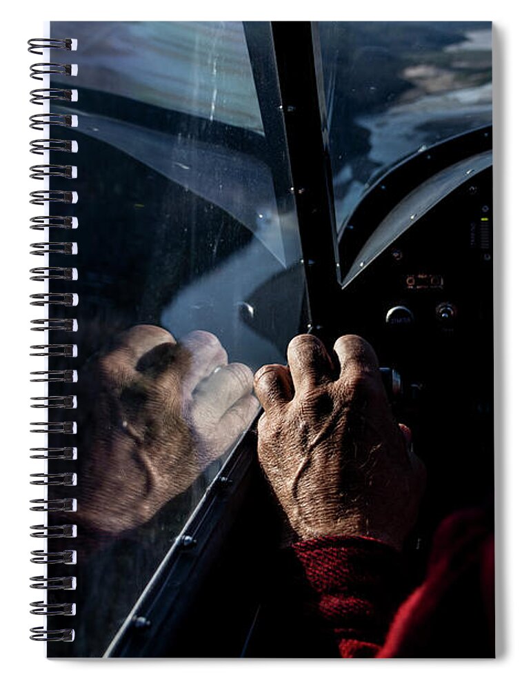 Alaska Spiral Notebook featuring the photograph The Guiding Hand by Fred Denner