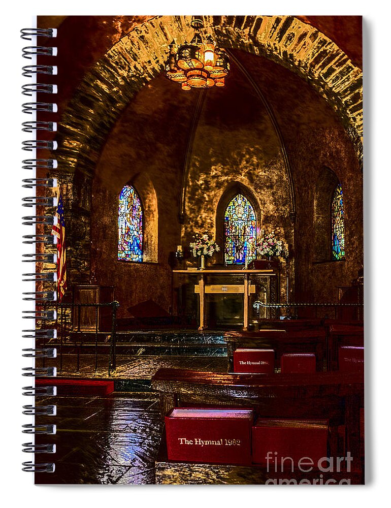 Hymnal Spiral Notebook featuring the photograph The Hymnal 1982 by William Norton