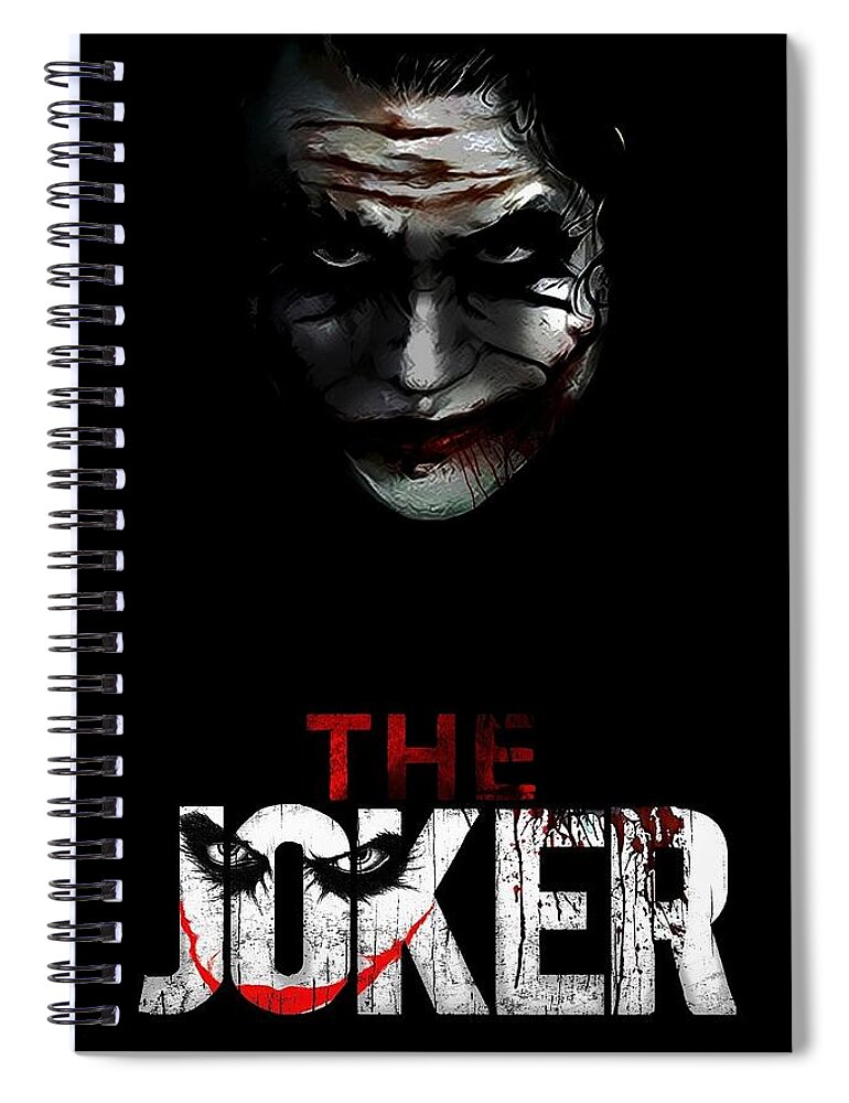 #thejoker #coringa #batman Spiral Notebook featuring the photograph The Joker by Tania Oliver