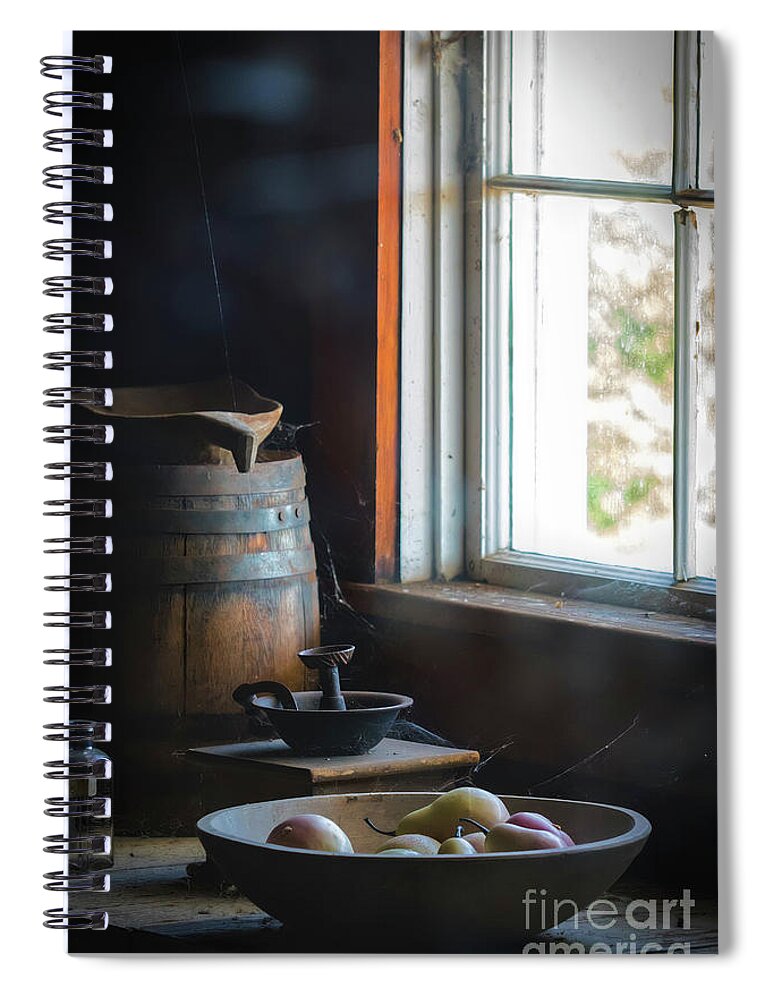 The Kitchen Window Spiral Notebook featuring the photograph The Kitchen Window by Mitch Shindelbower