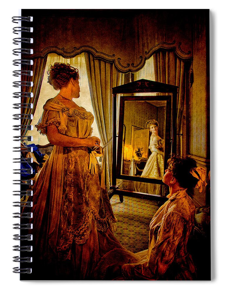 Dress Spiral Notebook featuring the photograph The Lady of the House by Chris Lord