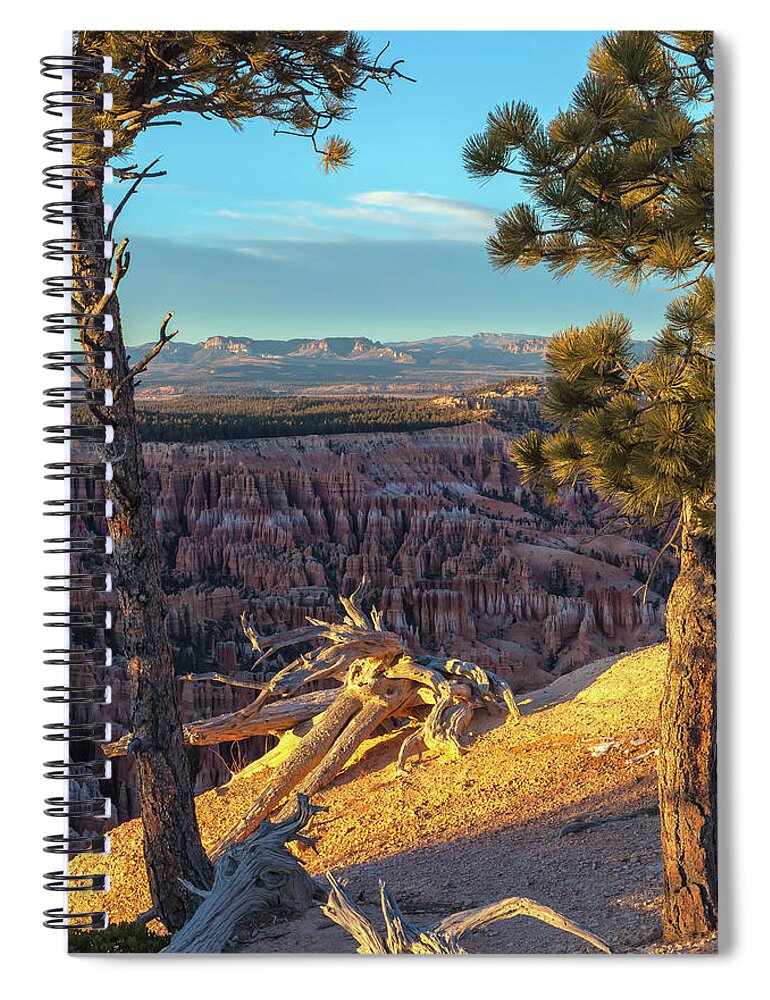 Bryce Canyon National Park Spiral Notebook featuring the photograph The Landscape at Bryce Canyon by Jonathan Nguyen