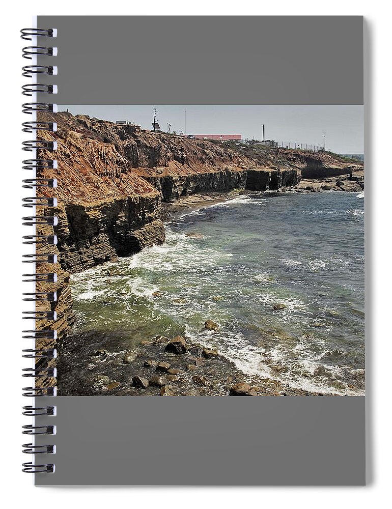 Water Spiral Notebook featuring the photograph The Last Of Cabrillo by Hany J
