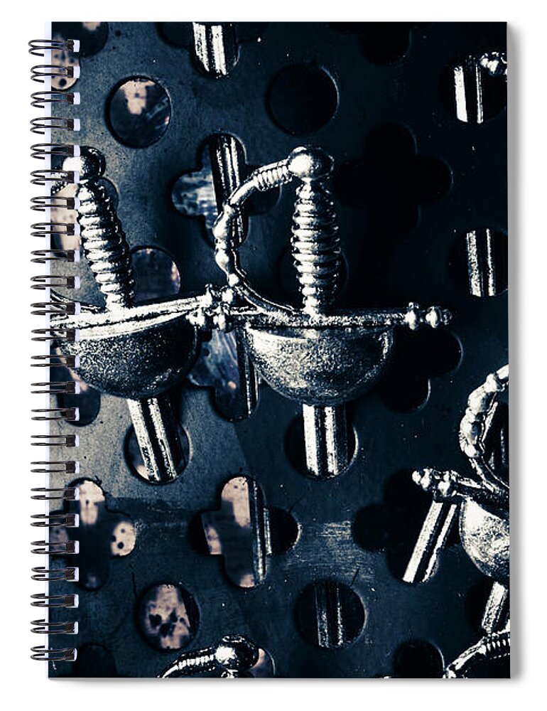 Vintage Spiral Notebook featuring the photograph The last stand by Jorgo Photography