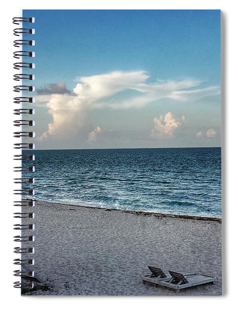 Lifeguard Spiral Notebook featuring the photograph The Lifeguard by Saija Lehtonen