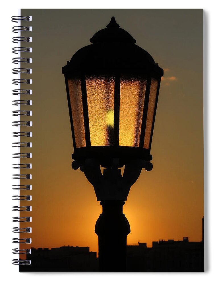 Sunset Spiral Notebook featuring the photograph The Light Within by John Topman