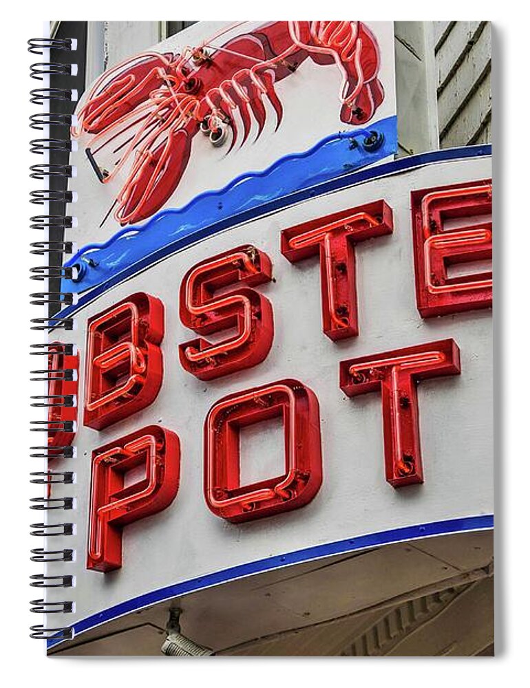 Provincetown Spiral Notebook featuring the photograph The Lobster Pot, Provincetown by Marisa Geraghty Photography