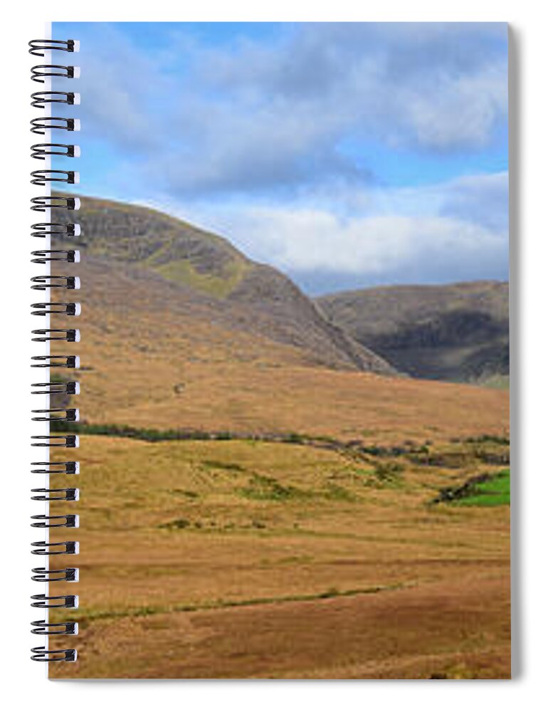  The Macgillycuddy's Reeks Spiral Notebook featuring the photograph The Macgillycuddy Reeks, by Joe Cashin