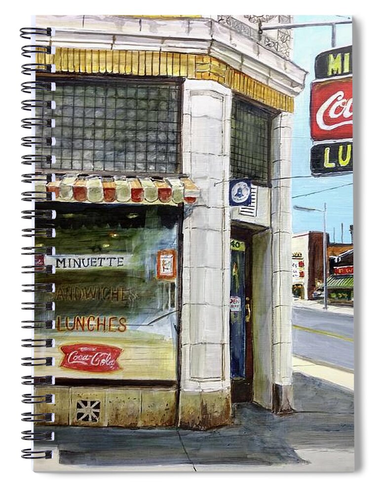 Harvey Illinois Spiral Notebook featuring the photograph The Minuette by William Brody