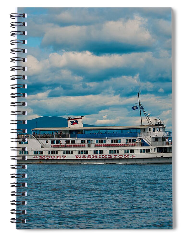 Mount Washington Boat Spiral Notebook featuring the photograph The Mount Washington by Brenda Jacobs
