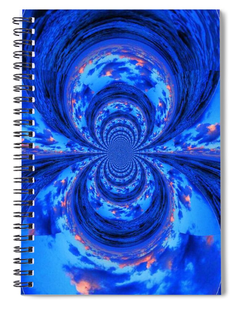 Ocean Spiral Notebook featuring the photograph The Oceans Within by Nick Heap