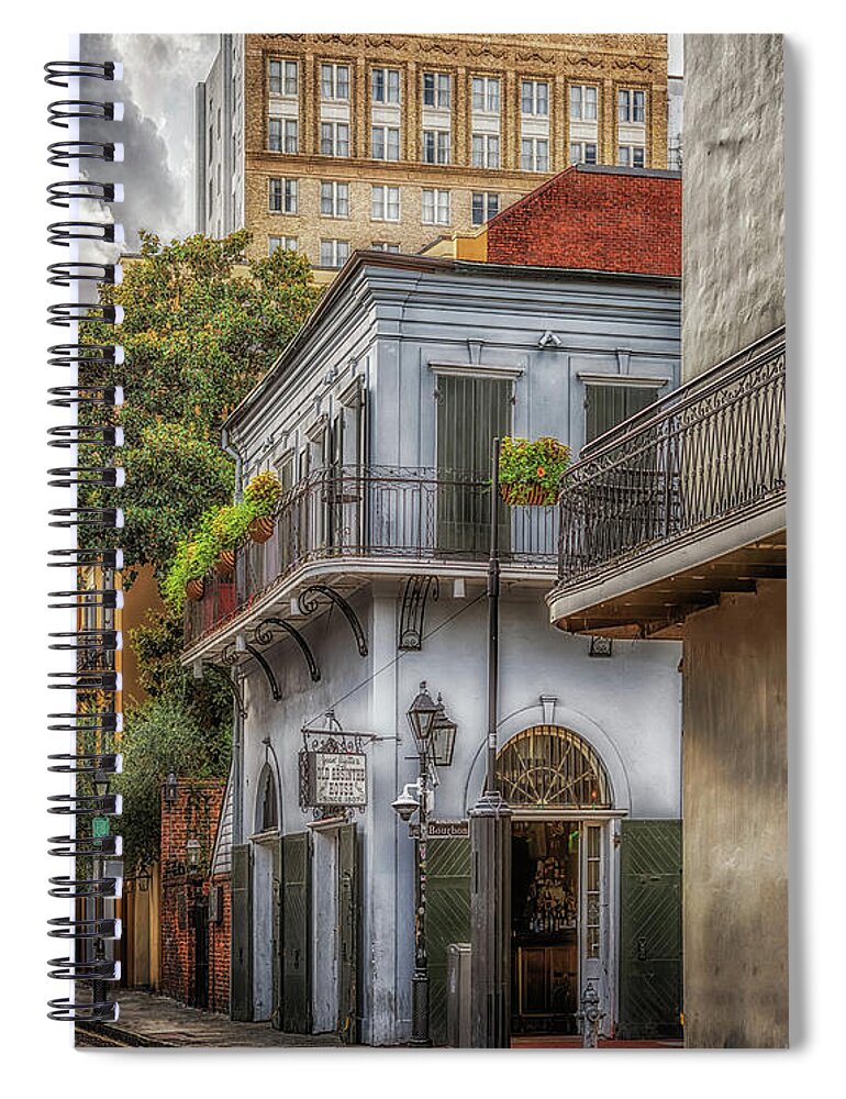Old Absinthe House Spiral Notebook featuring the photograph The Old Absinthe House by Susan Rissi Tregoning