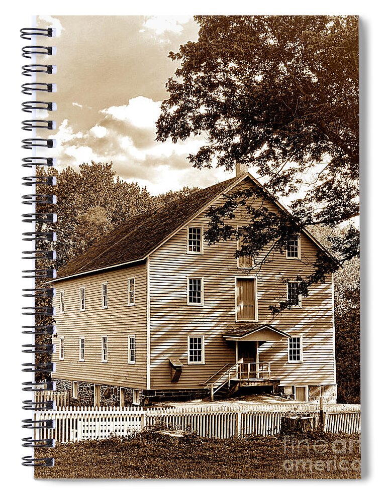 Walnford Spiral Notebook featuring the photograph The Old Gristmill by Olivier Le Queinec