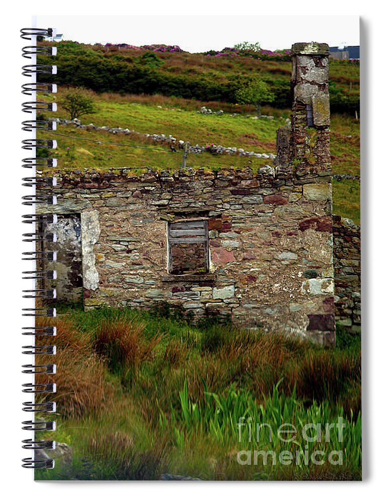 Fine Art Photography Spiral Notebook featuring the photograph The Old Homestead by Patricia Griffin Brett