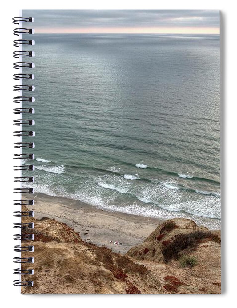 Torrey Pines Spiral Notebook featuring the photograph The Other Side Of Torrey Pines Sunset by Hany J