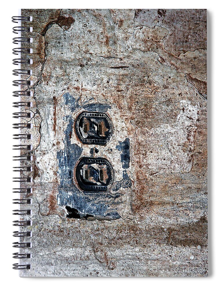 Old Spiral Notebook featuring the photograph The Outlet by DArcy Evans