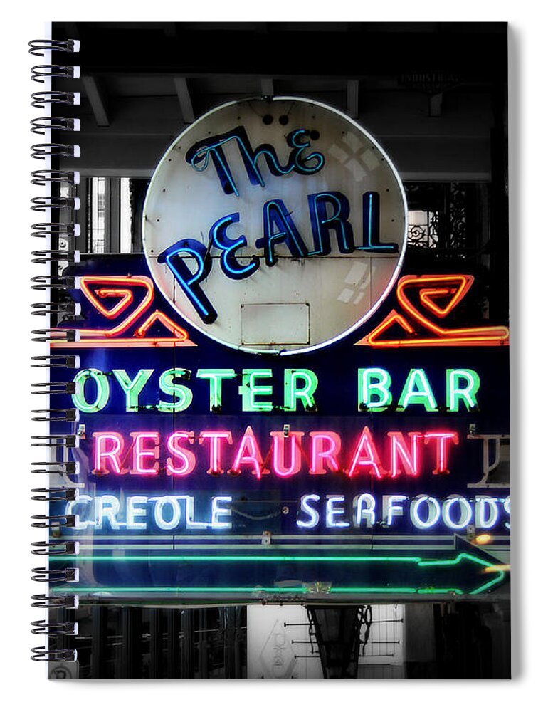 New Orleans Spiral Notebook featuring the photograph The Pearl by Perry Webster