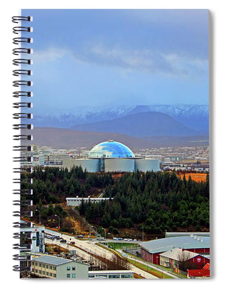 The Perlan Spiral Notebook featuring the photograph The Perlan 7261 by Jack Schultz