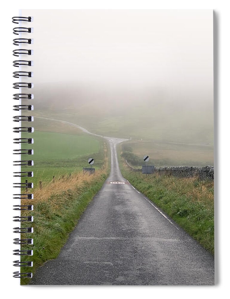 Scottish Spiral Notebook featuring the photograph The Road Leads Back To You by Lucinda Walter
