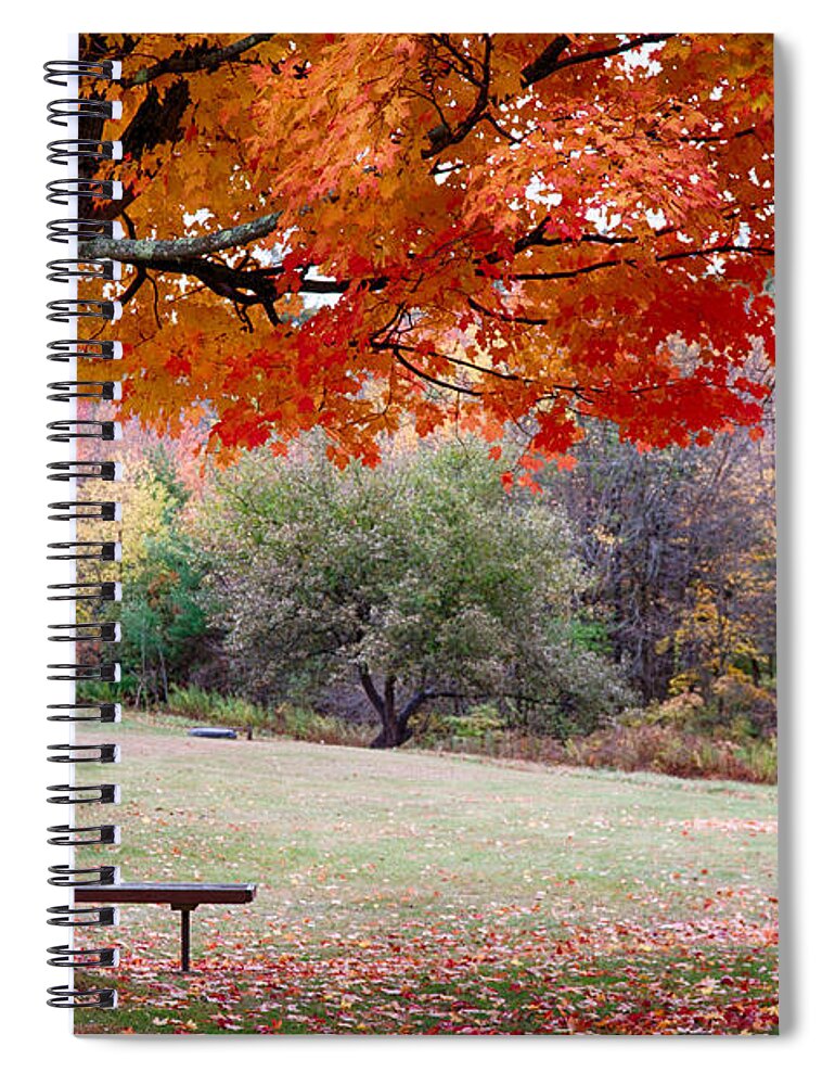 Robert Frost Derry Nh Spiral Notebook featuring the photograph The Robert Frost farm by Jeff Folger