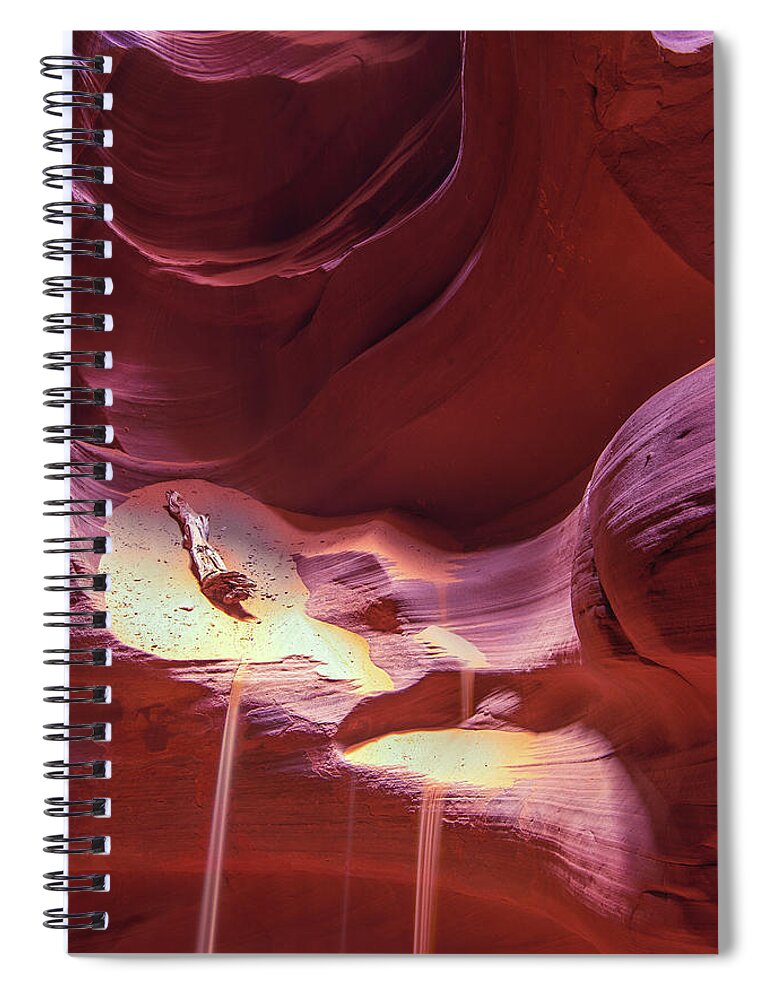  Spiral Notebook featuring the photograph The Sands of Time by Paul LeSage