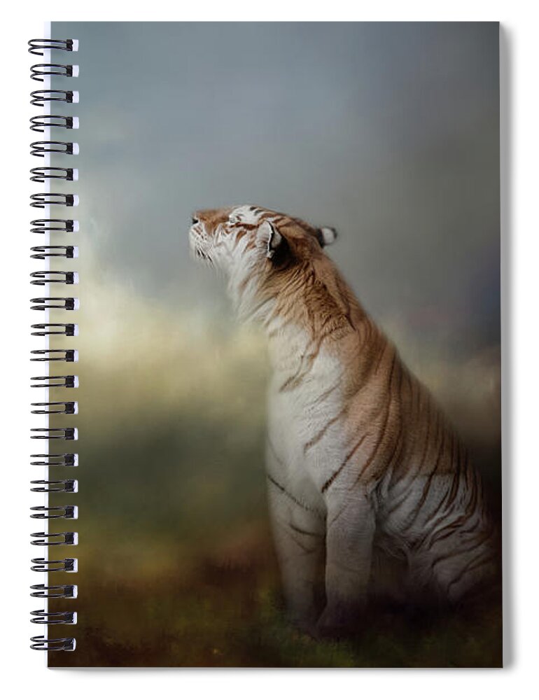 Jai Johnson Spiral Notebook featuring the photograph The Scent Of The Storm by Jai Johnson